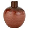 Meilleure affaire ???? Paris Prix Vase Rond En Céramique Aline 45cm Rouge ????