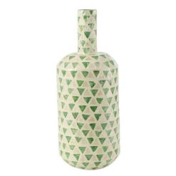 Tout neuf ???? Paris Prix Vase Goutte Motif Mosaïque Nuye 54cm Vert ✨