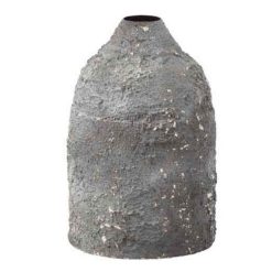 Tout neuf ???? Paris Prix Vase Design En Métal Effy 24cm Gris ✔️