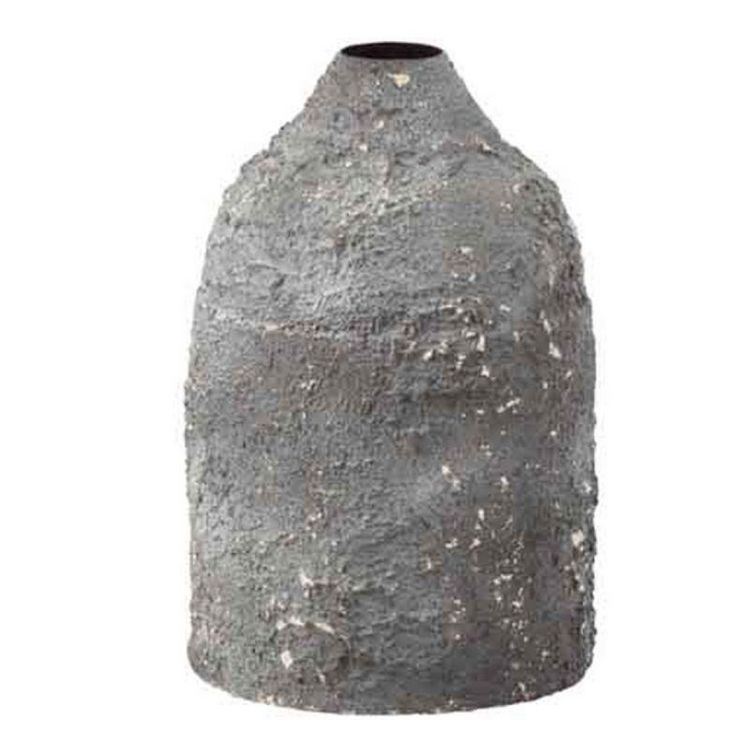 Tout neuf ???? Paris Prix Vase Design En Métal Effy 24cm Gris ✔️ 3 Tout neuf ???? Paris Prix Vase Design En Métal Effy 24cm Gris ✔️