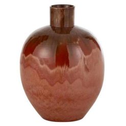 Meilleure vente ???? Paris Prix Vase Ovale En Céramique Aline 46cm Rouge ????