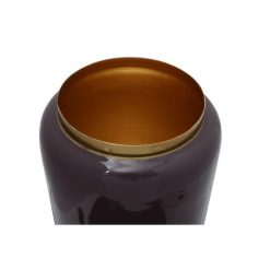 Alternative view of Budget ???? Paris Prix Vase En Fer Design Ulte 20cm Violet & Or ????