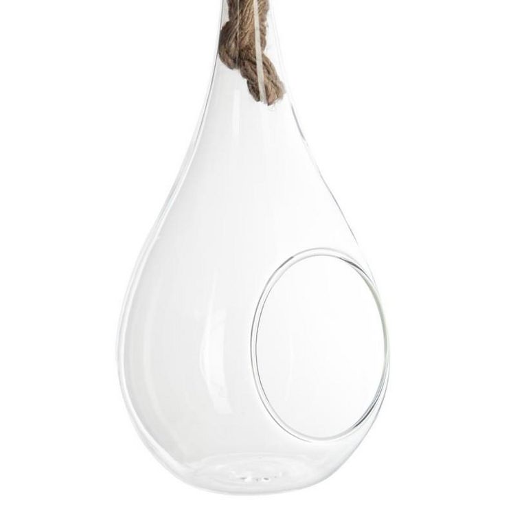 Nouveau ???? Vase Suspendu & Corde Goutte 25cm Transparent ❤️ 5 Nouveau ???? Vase Suspendu & Corde Goutte 25cm Transparent ❤️ – Image 3