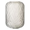 Le moins cher ✨ Paris Prix Vase Design Motif Verre 34cm Transparent ✨