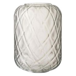 Le moins cher ✨ Paris Prix Vase Design Motif Verre 34cm Transparent ✨