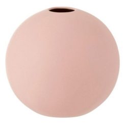 Remise ???? Paris Prix Vase Design Boule CĂ©ramique 25cm Rose Pastel â