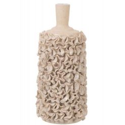 Les meilleures critiques de ⭐ Paris Prix Vase Design En Céramique Crépon 40cm Beige ????