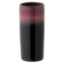 ATMOSPHERA Shop 23 Acheter ✔️ Paris Prix Vase Design Bord Céramique 35cm Rouge & Noir 😉