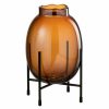 Remise ???? Paris Prix Vase Sur Pied Design Tonato 25cm Marron & Noir ⌛ -ATMOSPHERA Shop unnamed file 2704