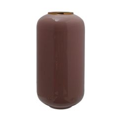 Grosses soldes ???? Paris Prix Vase Rond Design Anita 45cm Vieux Rose & Or ✨
