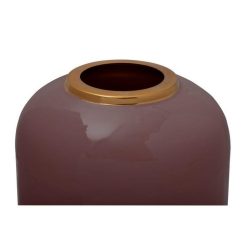 Alternative view of Grosses soldes ???? Paris Prix Vase Rond Design Anita 45cm Vieux Rose & Or ✨