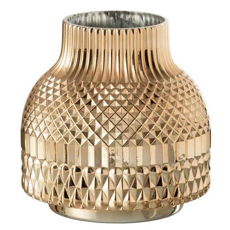 Vente flash ???? Paris Prix Vase En Verre Design Ari 22cm Or ???? 3 Vente flash ???? Paris Prix Vase En Verre Design Ari 22cm Or ????
