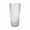Offres ???? Paris Prix Vase Déco En Verre Relief Losange 23cm Transparent ???? -ATMOSPHERA Shop unnamed file 2720