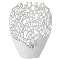 Meilleur prix ✨ Paris Prix Vase Design En Métal Susura 36cm Blanc ????