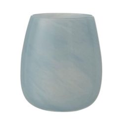 Meilleure affaire ⚠Paris Prix Photophore Déco En Verre Rond 27cm Bleu ????