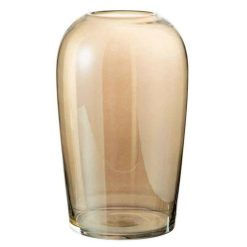 Tout neuf ???? Paris Prix Vase Design En Verre Œuf 29cm Marron ????