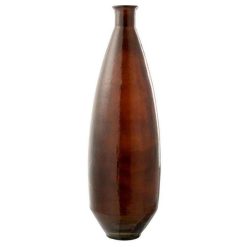 Meilleure vente ⌛ Paris Prix Vase Design En Verre Cuiso 81cm Marron Foncé ????
