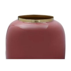 Alternative view of Budget ???? Paris Prix Vase Rond Design Bynta 17cm Corail & Or ????