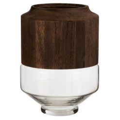 Acheter ???? Paris Prix Vase Rond Design Galupa 31cm Marron âš