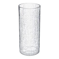 Meilleur prix ???? Vase En Verre Cylindrique Craq 30cm Transparent ????