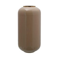 Remise ???? Paris Prix Vase Rond Design Anita 45cm Ivoire & Or ????