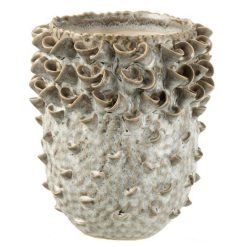 Vente flash ???? Paris Prix Vase Rond En Céramique Vida 19cm Gris ????