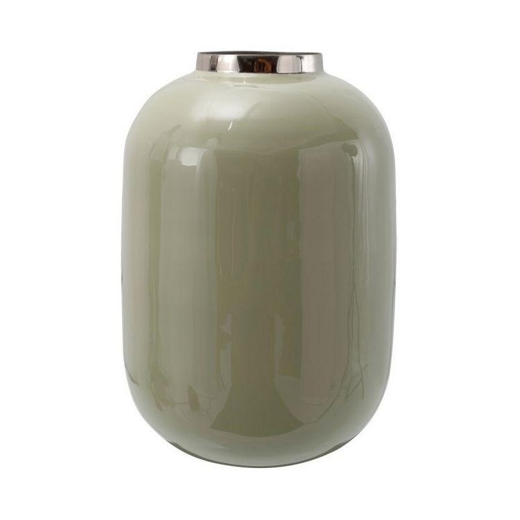 Vente flash ???? Paris Prix Vase Rond Déco Polko 25cm Menthe & Argent ✔️ 3 Vente flash ???? Paris Prix Vase Rond Déco Polko 25cm Menthe & Argent ✔️