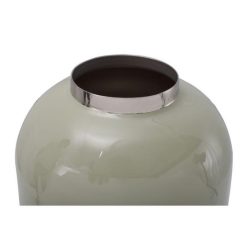 Alternative view of Vente flash ???? Paris Prix Vase Rond Déco Polko 25cm Menthe & Argent ✔️