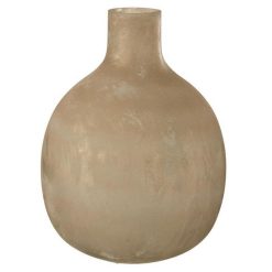 Le moins cher ???? Paris Prix Vase Rond Design En Verre Soda 43cm Or ⭐