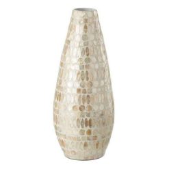 Tout neuf ✨ Paris Prix Vase Imprimé Design Delta 46cm Beige ????