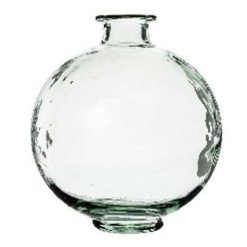 Coupon ???? Vase Design En Verre Khem 27cm Transparent ????