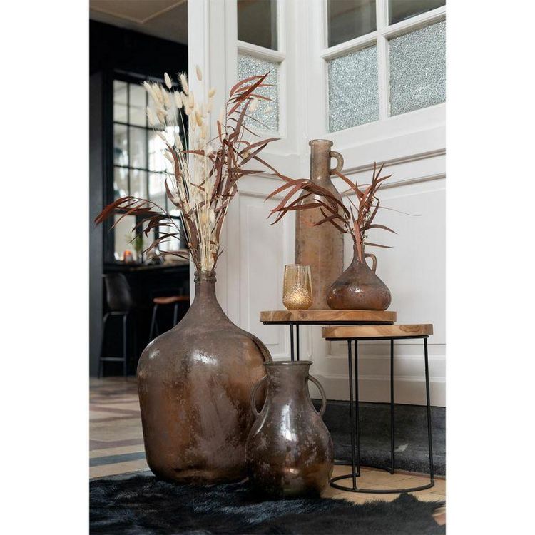 Offres ???? Paris Prix Vase Design En Verre Puisa 32cm Marron ✨ 4 Offres ???? Paris Prix Vase Design En Verre Puisa 32cm Marron ✨ – Image 2