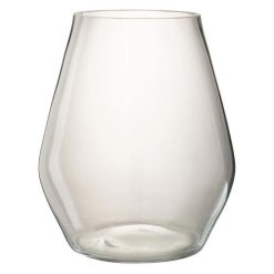 De gros ???? Paris Prix Vase Design En Verre Fiona 36cm Transparent ????