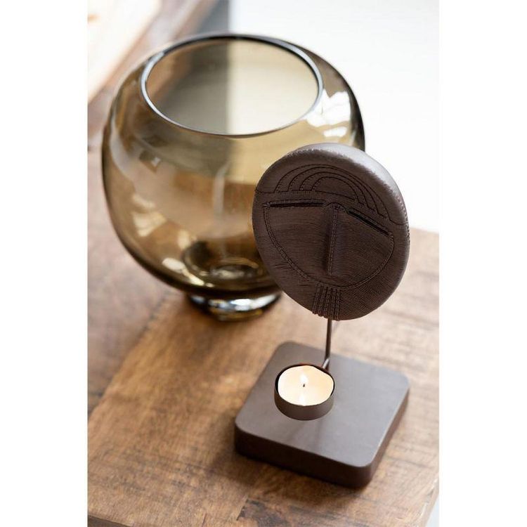 Paris Prix Vase Rond en Verre Pied 14cm Marron Foncé Promo ???? Paris Prix Vase Rond En Verre Pied 14cm Marron Foncé ???? -ATMOSPHERA Shop unnamed file 2934