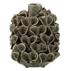 Coupon ???? Paris Prix Vase En Céramique Déco Flora 15cm Gris ????