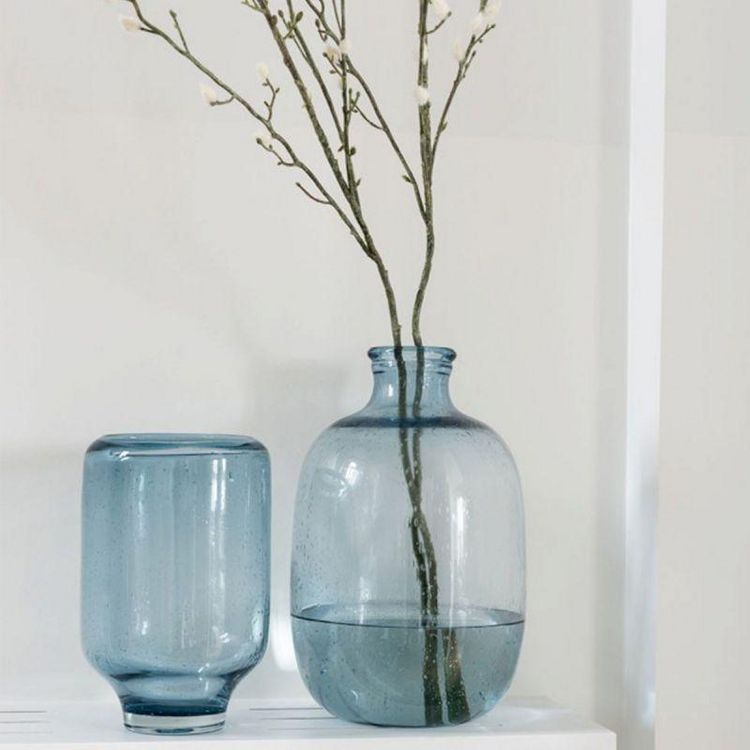 Offres ✨ Paris Prix Vase Déco Sur Pied Nora 37cm Bleu ???? 4 Offres ✨ Paris Prix Vase Déco Sur Pied Nora 37cm Bleu ???? – Image 2