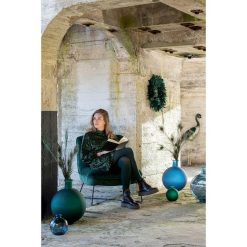 Alternative view of Tout neuf ✔️ Paris Prix Vase Boule En Verre Tamo 43cm Bleu Mat ????