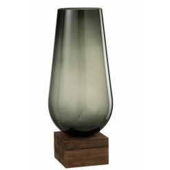 De gros ⭐ Paris Prix Vase Sur Pied Design Eno 56cm Vert & Marron ⌛