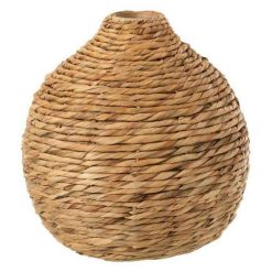 Tout neuf ???? Paris Prix Vase Rond Design Jacinthe D'Eau 37cm Naturel ????