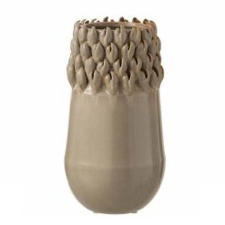 Sortie ⭐ Paris Prix Vase Déco En Céramique Ibiza 27cm Gris ????