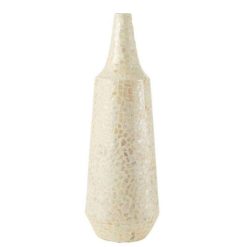 Acheter ???? Paris Prix Vase Long Motif Mosaïque Nuye 71cm Ivoire ⭐