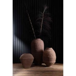 Alternative view of Bon marché ???? Paris Prix Vase Design Papier Mâché 59cm Marron ????