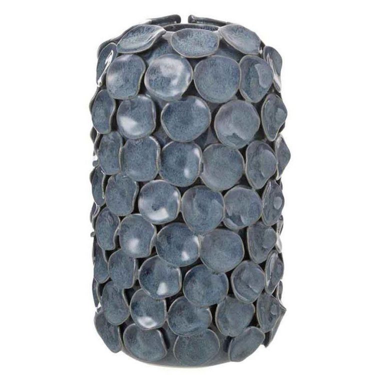 De gros ???? Paris Prix Vase Design En Céramique Pétale 27cm Bleu ???? 3 De gros ???? Paris Prix Vase Design En Céramique Pétale 27cm Bleu ????