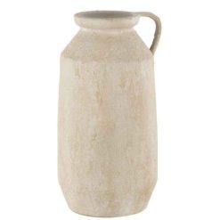 Meilleure vente â Paris Prix Vase Design TĂąches Rugueux 45cm Gris ????