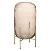 De gros ❤️ Paris Prix Vase Sur Pied En Verre Pieto 30cm Marron ????