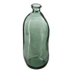 Le moins cher ✔️ Vase En Verre Recyclé Bouteille 35cm Kaki ????
