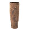 Tout neuf ✔️ Paris Prix Vase Cylindrique En Métal Effy 70cm Marron ⭐