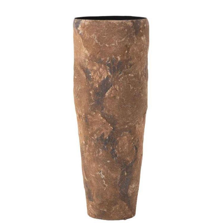 Tout neuf ✔️ Paris Prix Vase Cylindrique En Métal Effy 70cm Marron ⭐ 3 Tout neuf ✔️ Paris Prix Vase Cylindrique En Métal Effy 70cm Marron ⭐