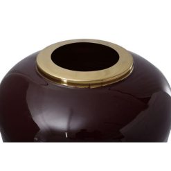 Alternative view of Meilleur prix ???? Paris Prix Vase Design Touna 81cm Violet & Or ????