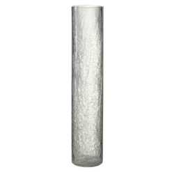 Grosses soldes ⌛ Paris Prix Vase Design Semi Craquelé 50cm Transparent ❤️